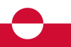 日の丸にそっくりなグリーンランドの旗