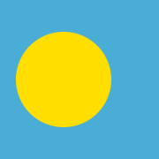 パラオの国旗と日本